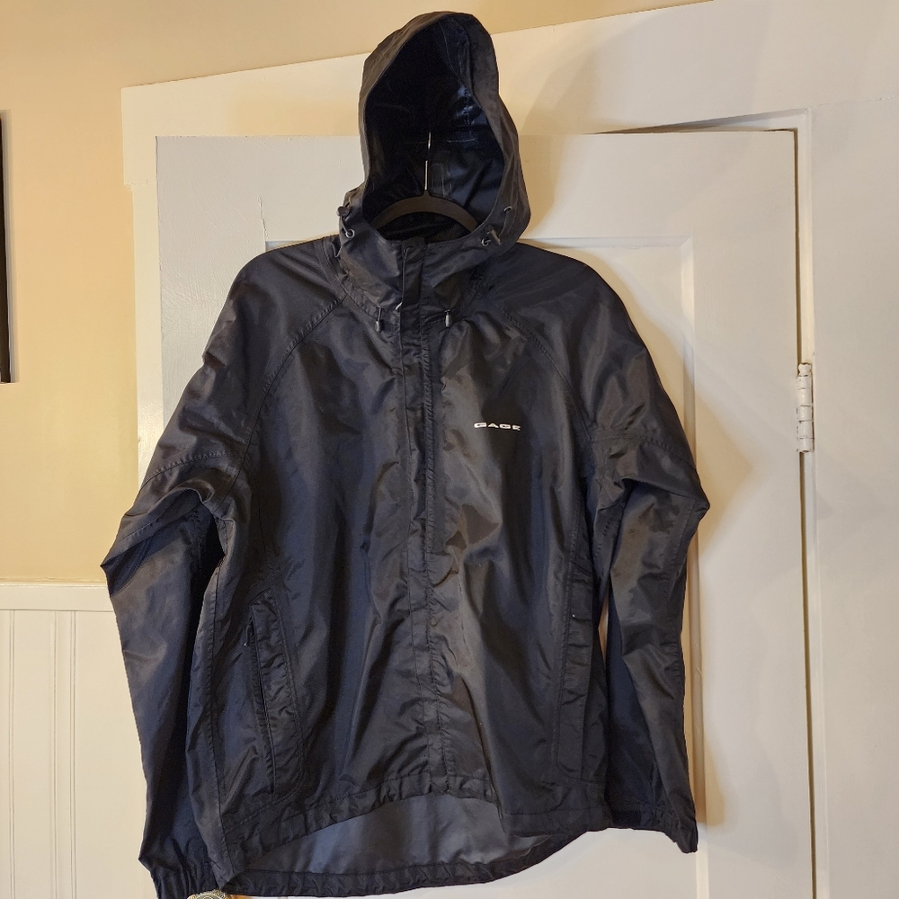 Grundens USA GAGE Technical Gear Hoodie, Womens Small, Black Jacket